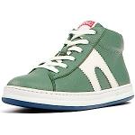 Sneakers larghezza E casual verdi numero 34 con cerniera con cerniera per bambini Camper 