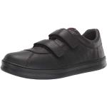 Sneakers larghezza E casual nere numero 25 di pelle chiusura velcro con cerniera per bambini Camper 