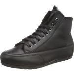 Sneakers stringate larghezza E casual nere numero 37,5 con stringhe per Donna Candice Cooper Plus 