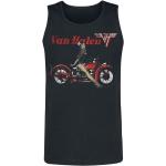 Canotta di Van Halen - Pinup Motorcycle - S a 3XL - Uomo - nero