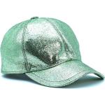 Cappello baseball in pelle laminata verde chiaro unisex strappo regolabile
