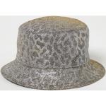 Cappelli fedora scontati casual grigi in misto cotone Borsalino 