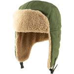 Cappelli invernali verde militare di eco-pelliccia per Donna 