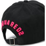 Cappelli sportivi neri di cotone Dsquared2 