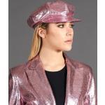 Cappelli invernali 55 classici rosa di pelle per la primavera per Donna D'arienzo 