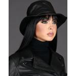 Cappelli invernali 59 classici neri di pelle per Donna D'arienzo 