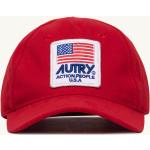 Cappelli sportivi rossi di cotone per Donna Autry 