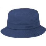 Cappelli 62 blu scuro di cotone tinta unita traspiranti da lavare a mano a pescatore per Donna Stetson 