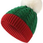 Cappelli invernali 55 multicolore in acrilico con pon pon lavabili in lavatrice per Uomo 