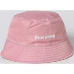 Cappelli casual rosa di cotone a falda larga Palm Angels 