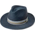 Cappello Panama Pino blu con fascia a righe