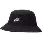 Cappelli impermeabili casual neri in poliestere per Donna Nike 