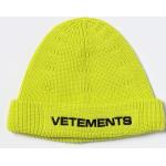 Cappello Vetements in lana Merino con logo ricamato