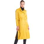 Cappotti con cintura  gialli in nappa per Donna D'arienzo 