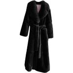 Cappotti corti steampunk neri M di eco-pelliccia traspiranti manica lunga per Donna 