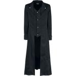 Cappotto in stile militare Gothic di H&R London - Black Classic Coat - S a XXL - Uomo - nero
