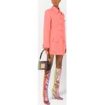 Cappotti lunghi scontati rosa manica lunga Dolce&Gabbana Dolce 