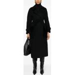 Cappotti lunghi classici neri di eco-pelliccia manica lunga MaxMara 