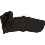 Cappotto per cani Greyhound Leather Croci: Tinta unita nero - 75 cm