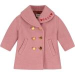 Cappotto rosa per neonata con doppia GG