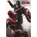 empireposter 732156 Captain America – Civil War – cap vs Iron Man – Marvel Film Cinema Poster 61 x 91,5 cm, Carta, Multicolore, 91,5 x 61 x 0,14 cm