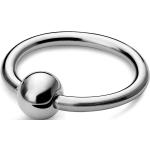 Piercing ring argentati in titanio per Uomo Lucleon 