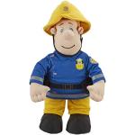 FIREMAN SAM TALKING PUSH 12 inch soft toy with Fireman Sam phrases, theme tune and sound effects