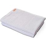Asciugamani bianchi di cotone sostenibili 2 pezzi da bagno 