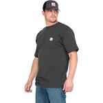 Magliette & T-shirt da lavoro marroni XL di cotone mezza manica con scollo rotondo per Uomo Carhartt Workwear 