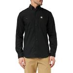 Camicie stretch casual nere XXL taglie comode di cotone manica lunga per Uomo Carhartt 