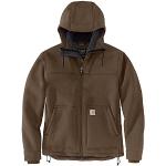 Carhartt Super Dux Relaxed Fit Sherpa Lined Active Jac Bonded Chore Coat, Marrone, XXL Uomo