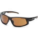 Carhartt Ironside Safety Glasses, Retail Clamshell Packaging, Black/Tan Frame, Sandstone Bronze Anti-Fog Lens