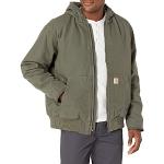 Carhartt Men's Active Jacket J130 (Regular and Big & Tall Sizes), Moss, 5X-Large