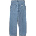 Jeans blu di cotone con pietre per l'autunno 5 tasche per Uomo Carhartt 