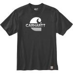 Carhartt Relaxed Fit Heavyweight C Graphic Maglietta, nero-bianco, taglia S