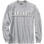 Magliette & T-shirt scontate da lavoro grigie S manica lunga con scollo rotondo per Uomo Carhartt 
