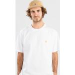 Magliette & T-shirt bianche XXL taglie comode di cotone mezza manica ricamate per Uomo Carhartt Chase 