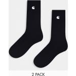 Carhartt WIP - Madison - Confezione da 2 paia di calzini neri-Black