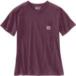 Magliette & T-shirt da lavoro marroni XS di cotone con scollo rotondo per Donna Carhartt Workwear 
