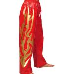 Carnevale PVC rosso e oro Wrestling pantaloni Halloween