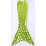 Carnevale Sirena verde coda lucido metallizzato Zentai animali Halloween