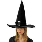 Cappelli neri in velluto da strega per Donna Carnival Toys 