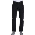 Pantaloni regular fit neri XL di cotone tinta unita lavabili in lavatrice per Uomo Carrera 