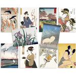 Cartoline giapponesi Ukiyo-e Art Set di 10 – Cartoline Pack Woodblock Cards Gift (Set di 2)