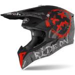 Casco Airoh Off Road Wraap Youth Smile Red Matt