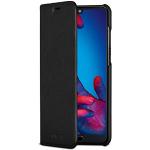 Custodie Huawei P20 nere in similpelle a libro 