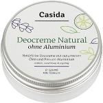 Deodoranti antitranspiranti 50 ml senza profumo naturali texture crema per Donna Casida 