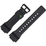 Cinturini orologi neri di plastica per Uomo con cinturino in plastica Casio 