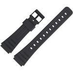 Cinturini orologi neri di plastica per Uomo Casio 
