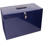 CATHEDRAL FSCAP METAL FILE BOX BLUE HOBL